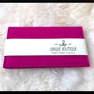 NWT 💗💜Unique Boutique Felt Wallet 💜💗